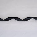 Resirkulert satengbånd Sort, 10mm
