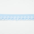 Strikk med blondekant Lyseblå, 13mm