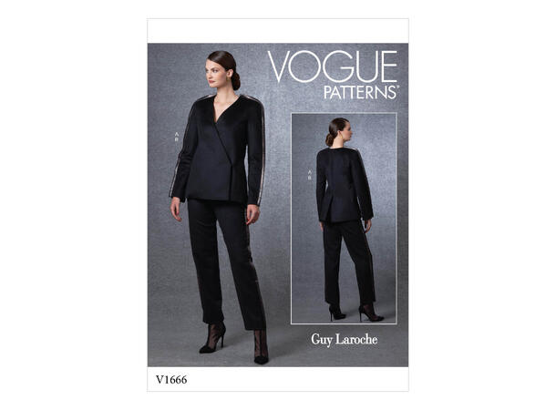 Vogue 1666 - Jakke og bukse A5 (6-8-10-12-14)