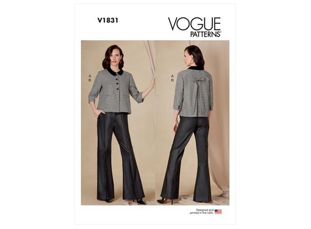 Vogue 1831 - Jakke og bukse B5