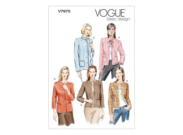 Vogue 7975 - Jakke A (6-8-10)