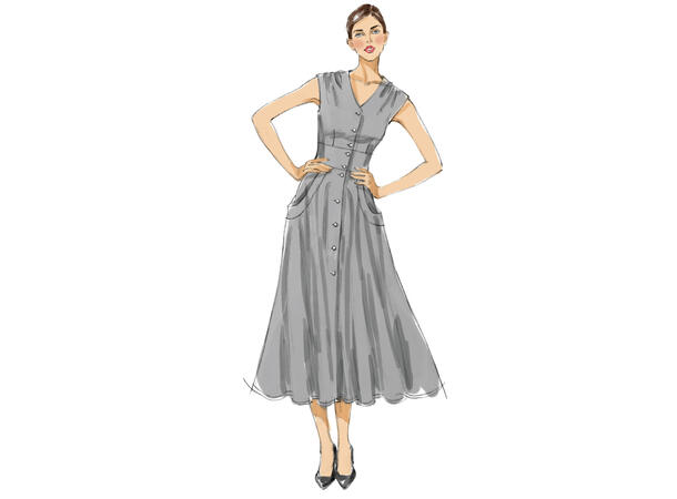 Vogue 8577 - Kjole.