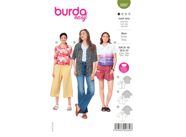 Burda 5997, Skjorte