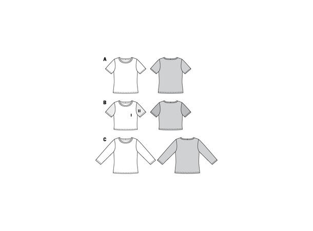 Burda 6010 - T-skjorte