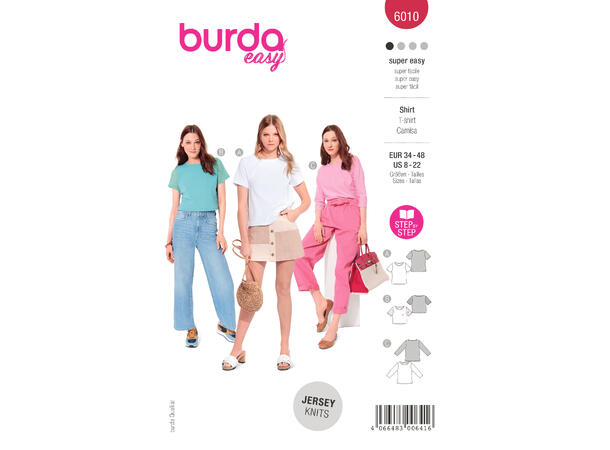 Burda 6010 - T-skjorte