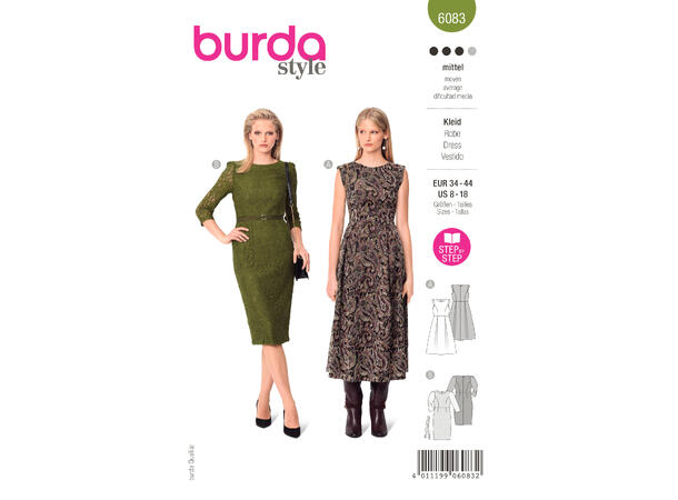 Burda 6083, Kjole