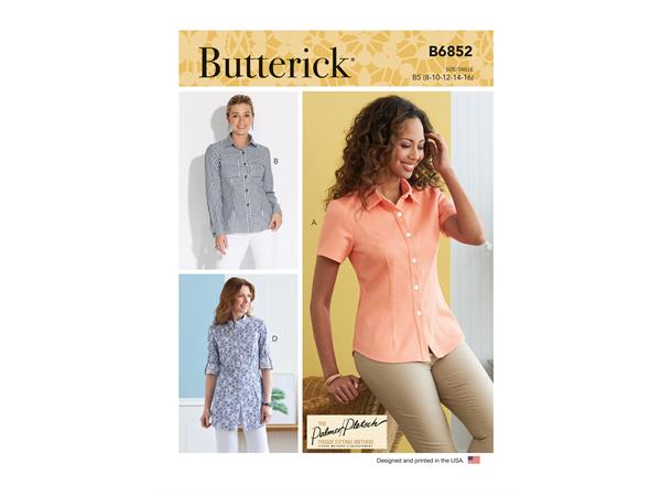 Butterick 6852 - Skjorte B5 (8-10-12-14-16)