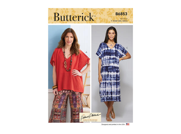 Butterick 6853, tunika og kjole