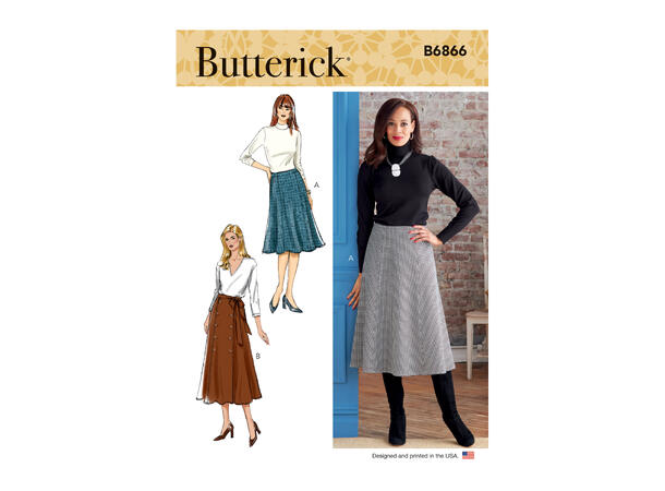 Butterick 6866, skjørt