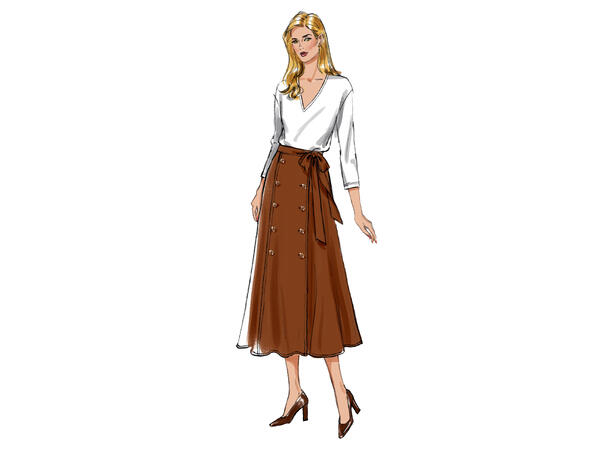 Butterick 6866, skjørt