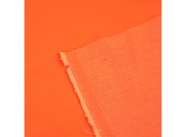 Ensfarget bevernylon av bomull og polyester, Signal orange