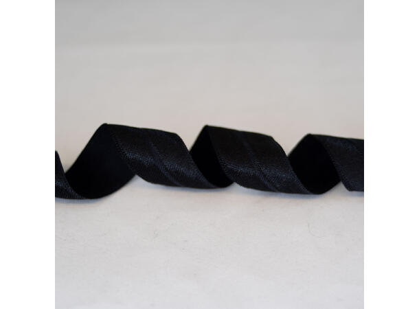 Foldeelastikk, sort