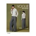 Vogue 1642 - Bukse og Topp Y (XS-S-M)