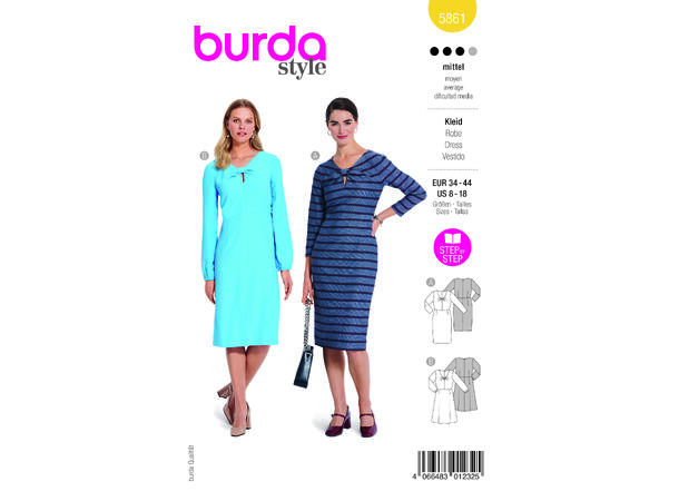 Burda 5861 - Kjole