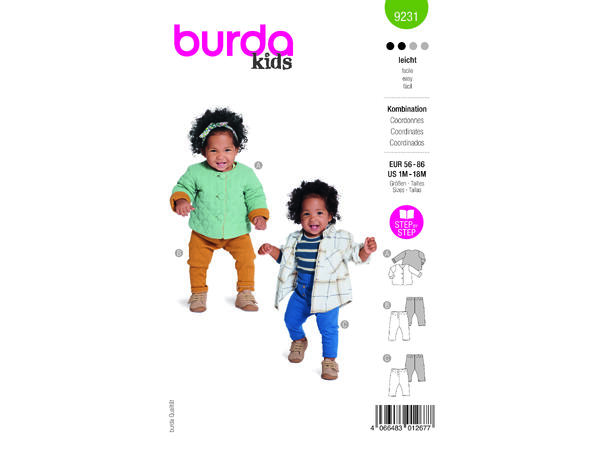 Burda 9231 - Jakke og bukse
