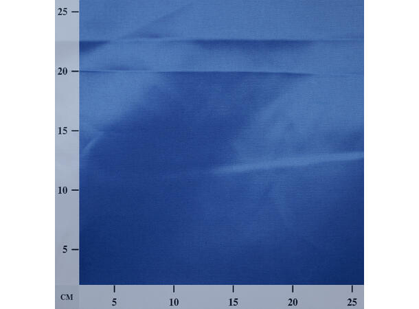 Ensfarget bevernylon av bomull og polyester, Blå