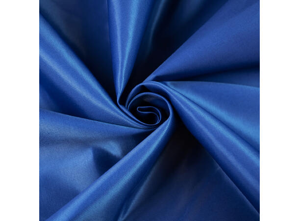 Ensfarget bevernylon av bomull og polyester, Blå
