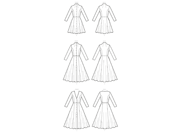 McCall's 8158 - Kåpe med knappelukking.