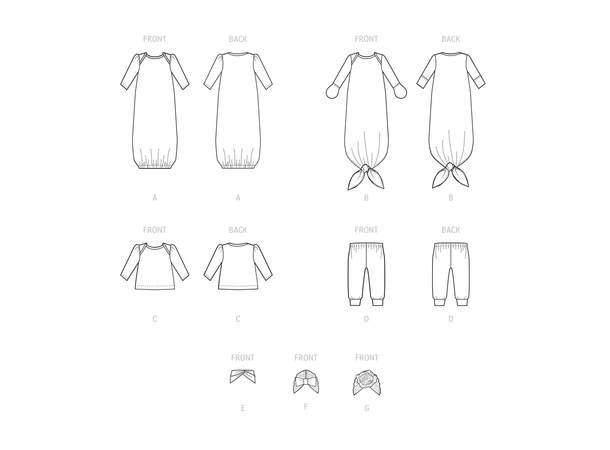 McCall's 8265 - Babypakke.