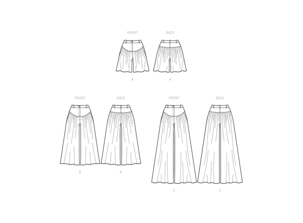 McCall's 8292 - Bukse og Shorts.