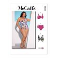McCall's 8330 - Badedrakt & Bikini W2 (20W-22W-24W-26W-28W)