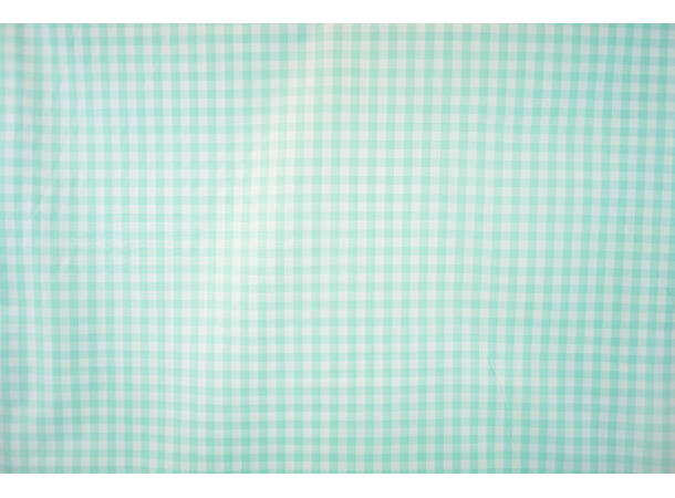 Rutete bomullsstoff, azurblå