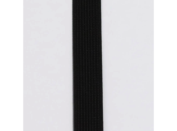 Spilebånd til korsett, 12mm sort