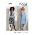 Vogue 1860 - Kjole & Topp A5 (6-8-10-12-14)
