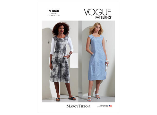 Vogue 1860 - Kjole og topp.