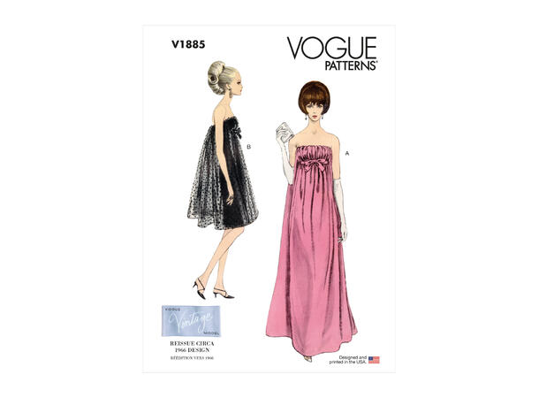Vogue 1885 - Vintage kjole.