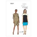 Vogue 8805 - T-skjorte kjole F5 (16-18-20-22-24)
