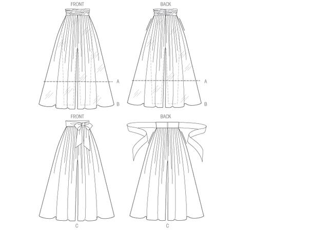 Vogue 8855 - Vide bukser.