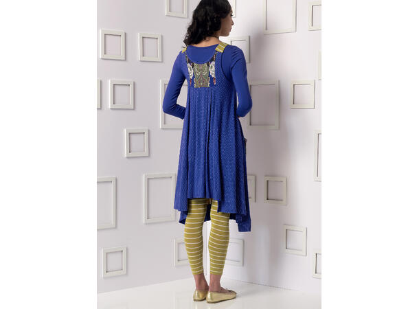 Vogue 9108 - Kjole, topp og leggings.