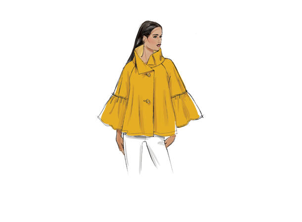 Vogue 9347 - Tynn jakke.
