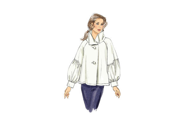Vogue 9347 - Tynn jakke.