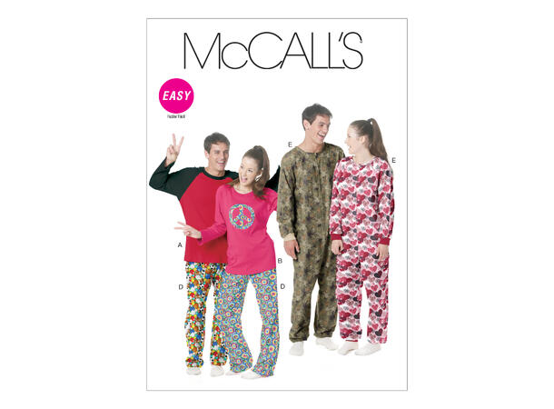 McCall's 6251 - Pysjamas og Jumpsuit.