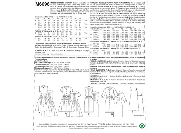 McCall's 6696 - Kjole.