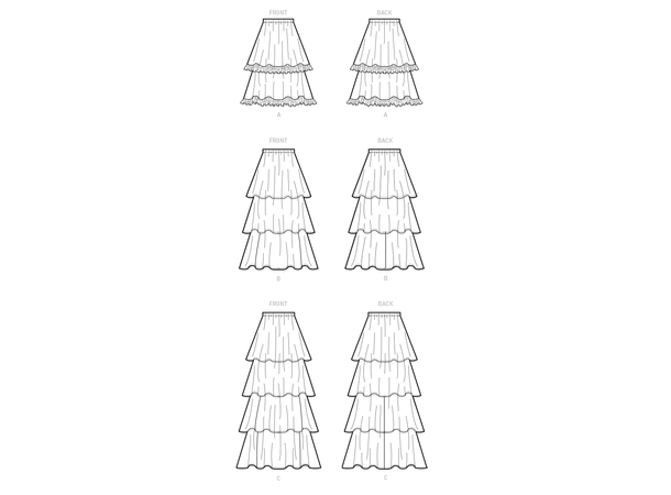 McCall's 8150 - Skjørt.