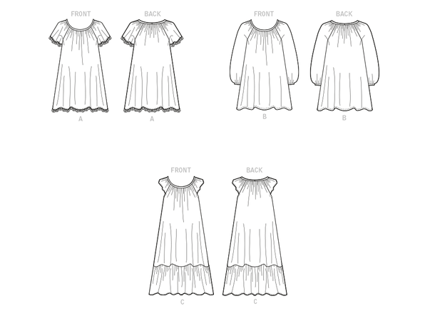 McCall's 8216- Kjole til barn.