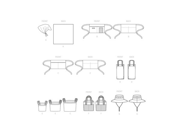 McCall's 8300 - Tilbehør til hagestell.