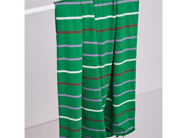 MeetMilk Nova stripete jersey, grønn Tencel™ Lyocell