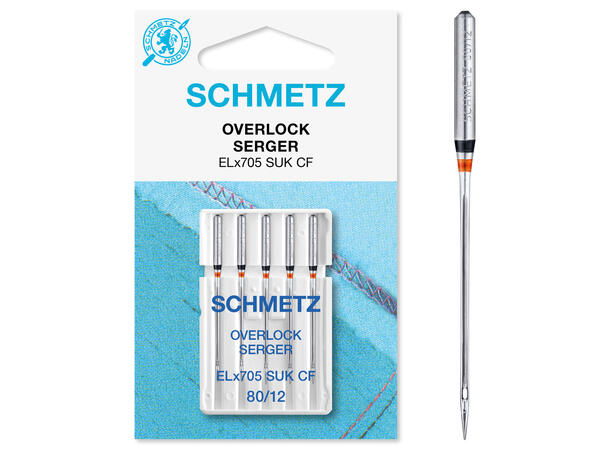 Schmetz overlocknål ELx750 SUK CF 80/12
