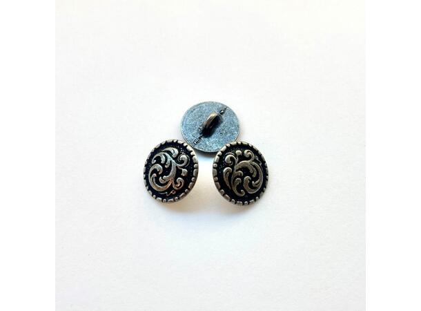 Tinnknapp, seljord 17mm