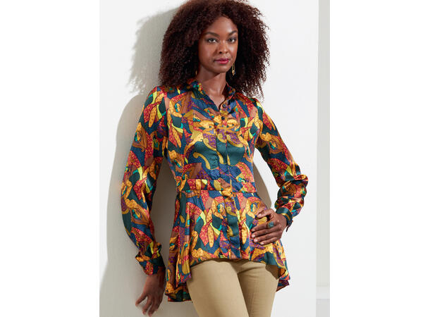 Vogue 1875 - Bluse med peplum.