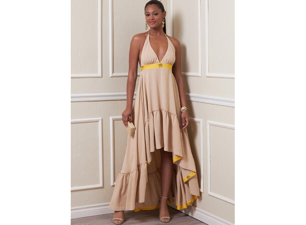 Vogue 1881 - Kjole med halterneck.