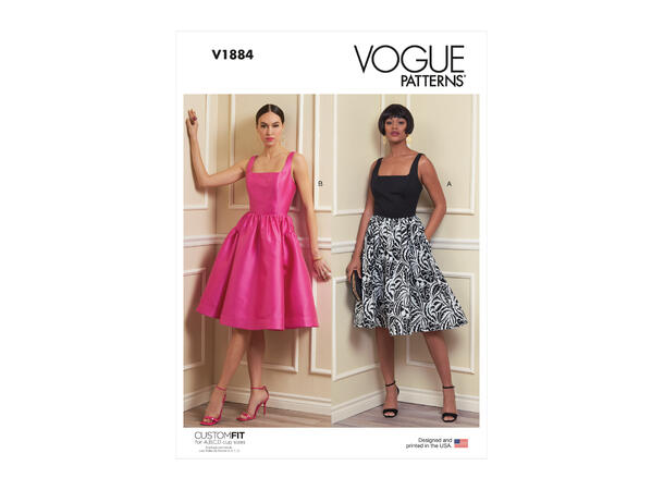 Vogue 1884 - Kjole.