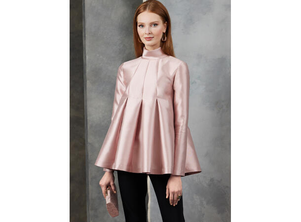 Vogue 1909 - Topp med høy krage.