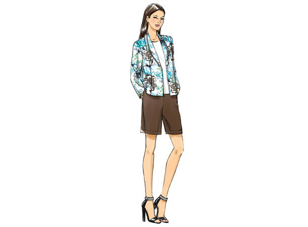 Vogue 9011 - Jakke, bukse og shorts.