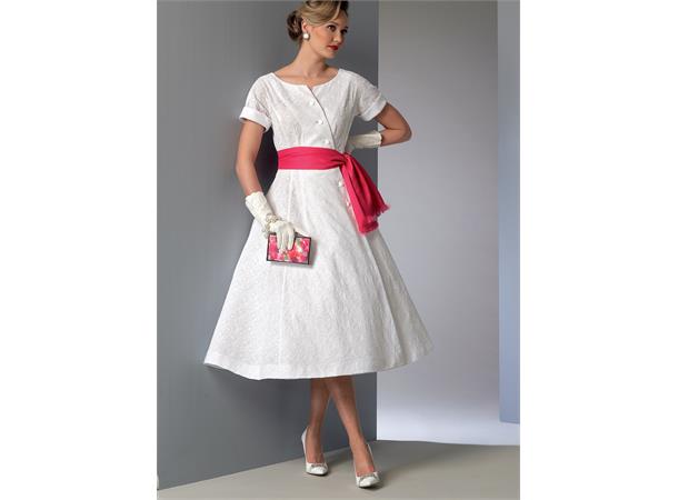 Vogue 9105 - Vintage kjole A5 (6-8-10-12-14)