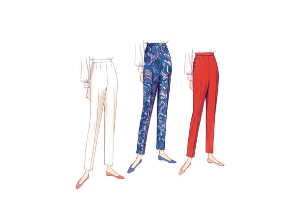 Vogue 9189 - Vintage bukse og shorts.